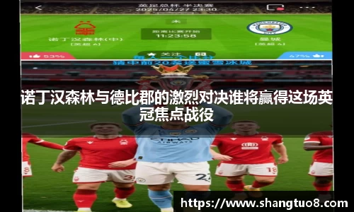 诺丁汉森林与德比郡的激烈对决谁将赢得这场英冠焦点战役